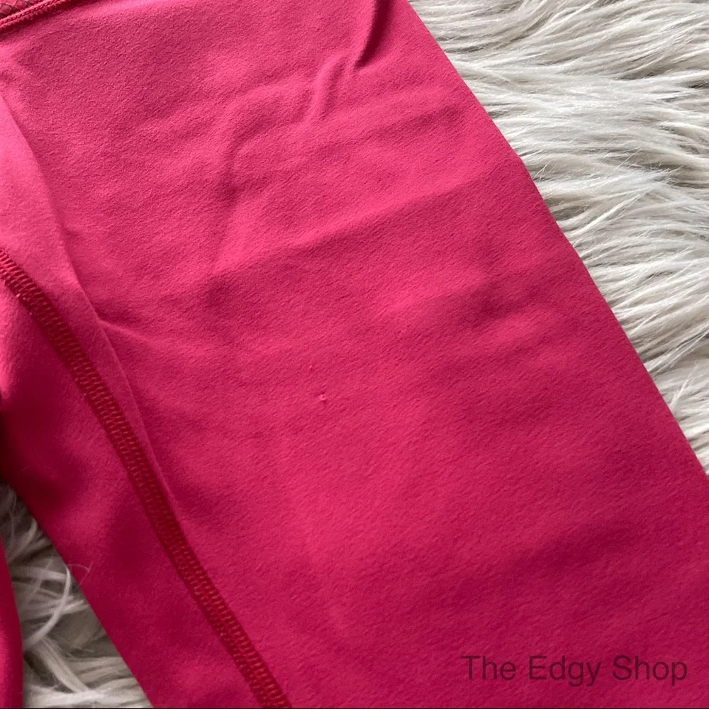 lululemon athletica | Wunder Under Crop Reversible Cranberry / Alarming - Picture 12 of 13